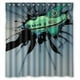 thumbnail image 1 of Cortina de ducha Planet Express Ship Futurama, juego de cortina de baño con ganchos, tamaño 66 x 72 pulgadas, 1 of 3