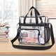thumbnail image 5 of Bolso bandolera transparente transparente con correa ajustable, bolso transparente para estadio para festivales, 5 of 6