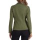 thumbnail image 3 of INSPIRE CHIC Chaqueta de Halloween para Mujer de Imitación de Gamuza con Manga Larga, Cuello con Solapa y Botones, Talla S, Verde Militar, 3 of 6
