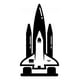 thumbnail image 1 of Decomural Space Rocket Spaceship WS-15710, 1 of 2