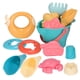 thumbnail image 4 of Juguetes De Playa Para Ni?os Kit De Juguetes De Caja De Arena Juego Arena Cucharón De Agua Rastrillo Animal Edad 3+ 14pcs, 4 of 5