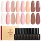 thumbnail image 1 of Set de esmalte de gel ROSALIND Nude 8 colores 5 ml cada uno, 1 of 9