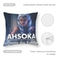 thumbnail image 5 of Ahsoka Tano Fundas de almohada de terciopelo con tema, regalos de funda de almohada, decoración para el hogar, cojín de lanzar, regalo de cumpleaños para fans y parejas.40*40cm., 5 of 6