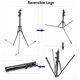 thumbnail image 4 of Soporte de luz PHOCUS portátil de 7 pies con patas inversas de aleación de aluminio, 4 of 7