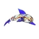 thumbnail image 4 of Adorno De Delfines, Regalo Decorativo De Navidad Marina, Coleccionable Para Oficina, Opción 3, 4 of 5