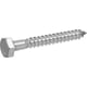 thumbnail image 1 of Tornillos Hexagonales Hillman para Madera 1.3 cm x 20 cm Acero Inoxidable Paquete de 10, 1 of 2