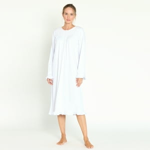 Bbz Barbizon - Camisa De Dormir Tradicional Luz Blanco