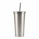 thumbnail image 1 of Vaso Termico Acero Inoxidable 600ml Con Bombilla Gris, 1 of 6