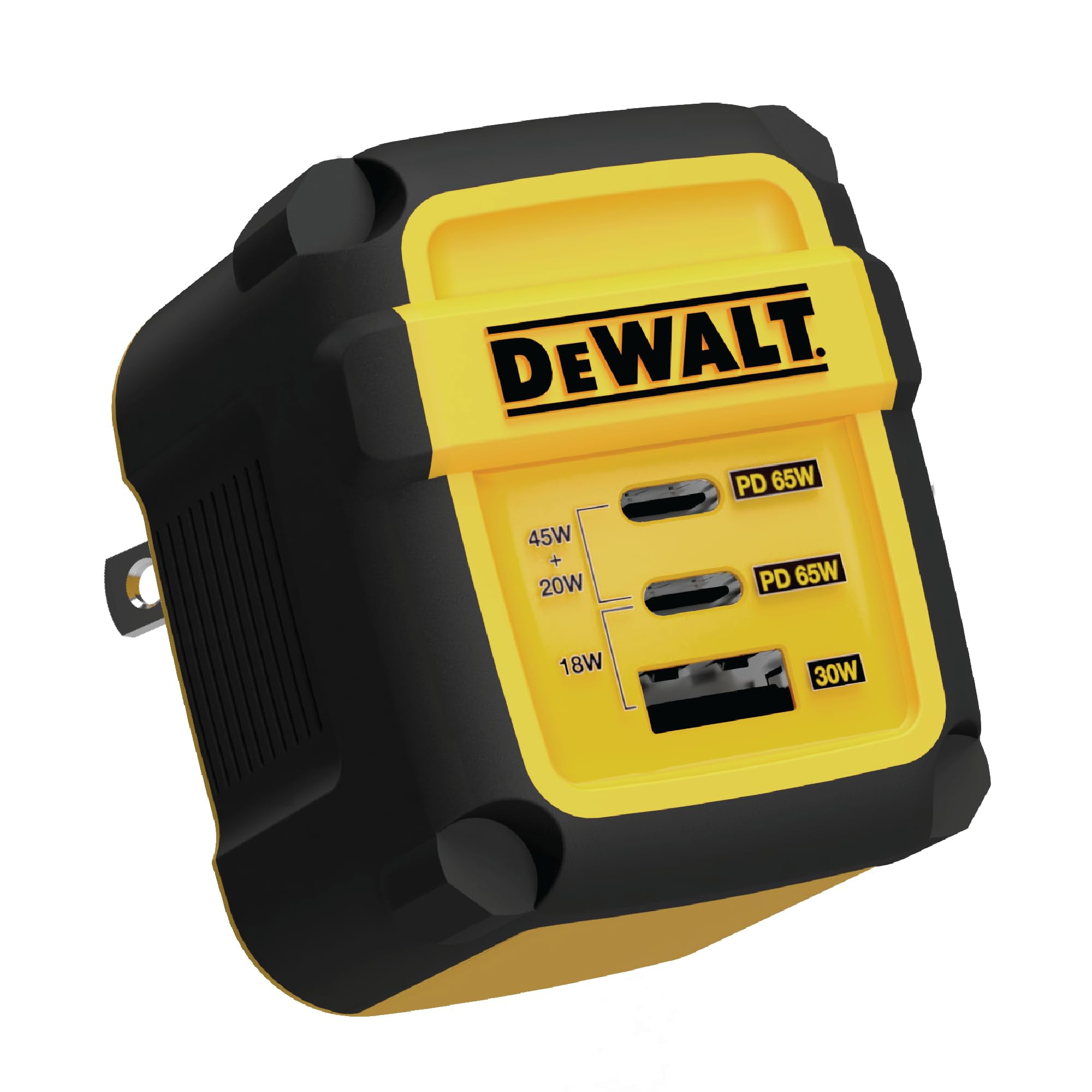 Cargador Dewalt Gan Usb C De 65 W Con Pps De 3 Puertos Para Macbook Pro/air