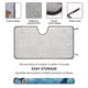 thumbnail image 2 of Frozen Chica Elsa Princesa Parasol para Parabrisas Delantero Protector Plegable, Visera Solar para Auto Bloquea Rayos UV Mantiene tu Vehículo Fresco140cm*76cm, 2 of 6