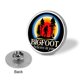 thumbnail image 3 of Pie Grande-Theme Round Button Badge: Premium Metal Construction, Ideal for High-End Events 2.8 cm, 3 of 6