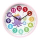 thumbnail image 1 of Reloj De Pared Para Niños Relojes Analógicos Reloj De Enseñanza Para La Escuela Aula Hogar Pulpo, 1 of 5