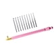 thumbnail image 2 of Kit De Bordado De Ganchos De Ganchillo Alfileres De Tejer Portátiles Para Costura De Inicio Rosa, 2 of 5