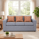thumbnail image 1 of SOFA 3 CUERPOS PARIS TELA GRIS, 1 of 3