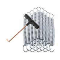 Ioensy - Muelles De Trampolín Para Exteriores, Repuesto De Piezas De Trampolín Resistentes, Resorte De 14,7 Cm, 15 Uds.