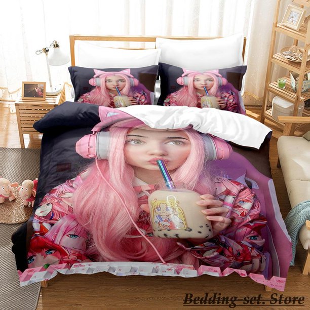 Belle Delphine Bedding Set Bed Set Aldult Kid Bedroom Duvetcover Setsparure de lit Bed