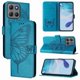 thumbnail image 1 of Funda Cartera Mariposa Para Motorola Moto G17 Power Con Soporte Y Ranuras Para Tarjetas Azul, 1 of 6