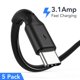 thumbnail image 2 of Cable USB Umefly de 15 cm, carga rápida 3A, paquete de 5, 2 of 9