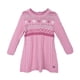 thumbnail image 1 of Vestido Bebé Niña Manga Larga Tejido Rosado Oscuro, 1 of 3