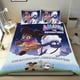 thumbnail image 1 of Amada la Aventura Conjunto de sábanas temático, trío de piezas, cómodo y amigable con la piel, diseño único, regalo de decoración para el hogar para familiares, amigos y fans,173cm *218cm, 1 of 6