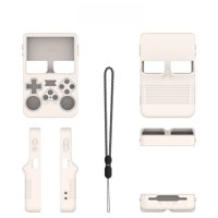 Genérico - Funda De Silicona Para Consola R36S Funda De Piel Suave Cubierta Protectora Funda Antiarañazos Protector Juego Accesorios-Blanco