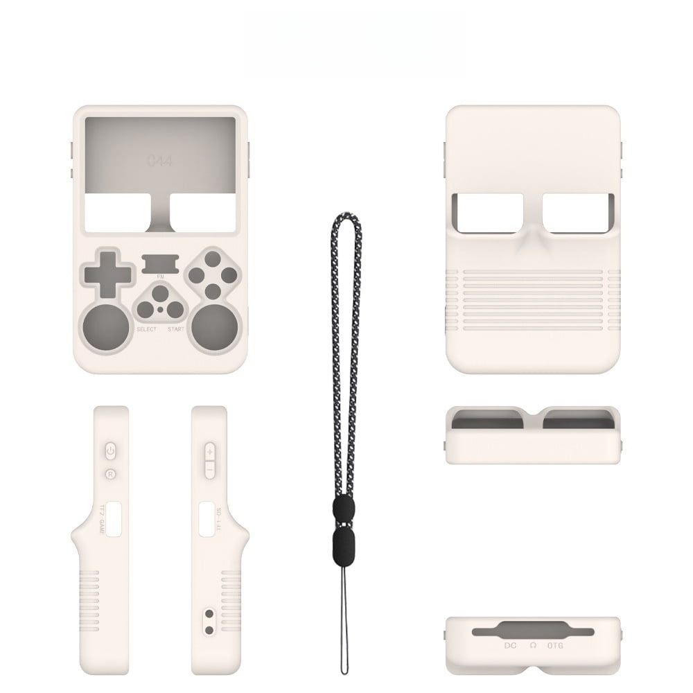 Genérico - Funda De Silicona Para Consola R36s Funda De Piel Suave Cubierta Protectora Funda Antiarañazos Protector Juego Accesorios-blanco