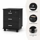 thumbnail image 5 of Gabinete para oficina 3 cajones con llave negro, 5 of 6