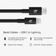 thumbnail image 2 of Cable USB-C a Lightning Woven de carga rápida de 1,5 m para Apple, 2 of 6