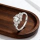 thumbnail image 2 of Anillos de Moissanita para Mujer Color D Claridad VVS1 Anillo de Diamante de Oro de 1 Quilate Anillo de Aniversario y Boda de Plata Esterlina 925 Talla 5-9, 2 of 10