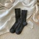 thumbnail image 1 of Calcetines de Felpa Navideños Xiao Hua 4 Pares Rayas Azules y Blancas Mujer, 1 of 2