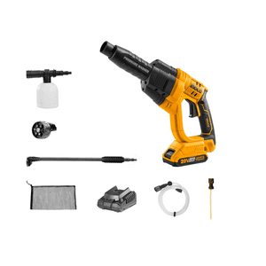 Hidrolavadora Inalambrica 20V Ingco + Bat+ Carg+ 5 Acc