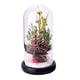 thumbnail image 5 of Adorno Navide?o Artificial Cubierta De Vidrio Para La Oficina En Casa Decoración Navide?a Cono De Pino Fruta Dorada, 5 of 5