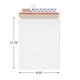 thumbnail image 2 of Paquete de 25 sobres ValBox, 9 x 11.5, Stay Flat, color blanco, 2 of 7