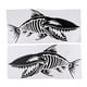 thumbnail image 2 of Calcomanía Adhesiva De Hueso De Pez Esqueleto De 2 Piezas Para Gráficos De Barcos De Pesca En Kayak, 2 of 3
