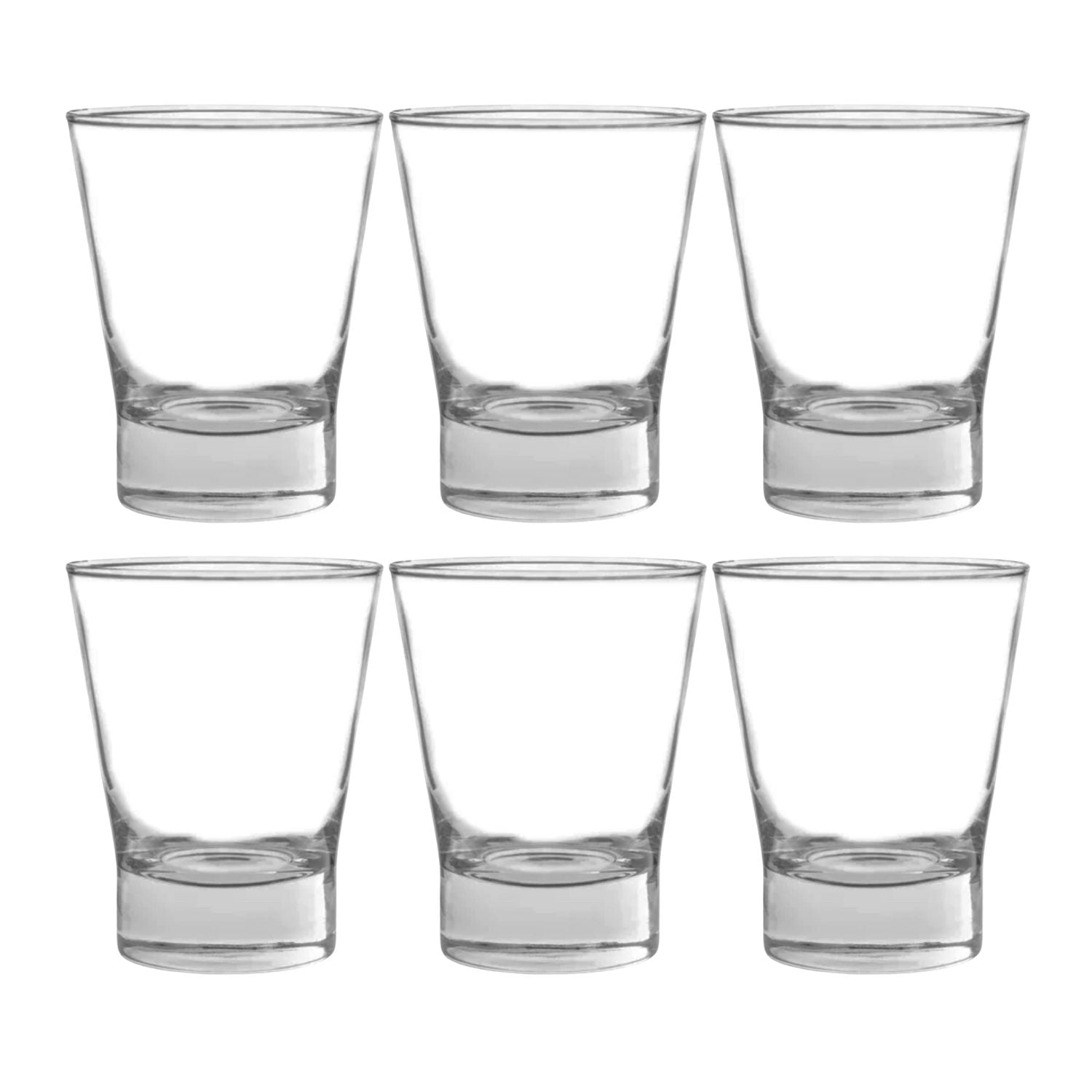 Cristar - Set 6 Vasos Bajos Vidrio Cristal 347cc London Rocks