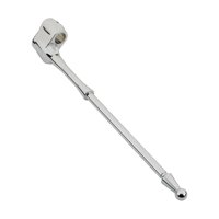 Magideal - Soporte Para Mástil De Bandera De Motocicleta, Soporte Para Mástil De Motocicleta De Alto Rendimiento, Soporte Para Mástil De Motocicleta Para Gl1800 Plata