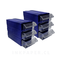 Ink&Paper - Gavetas Apilables Pack 6 Unidades Etiquetables