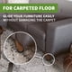 thumbnail image 3 of Correderas para muebles COVERCORNER, 8 unidades, para alfombras, 9 cm, 3 of 7