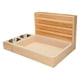 thumbnail image 2 of Estación de alimentación de heno de madera con caja de arena para gatos, estación de alimentación, pesebre, heno al aire libre, suministros para masco, 2 of 5