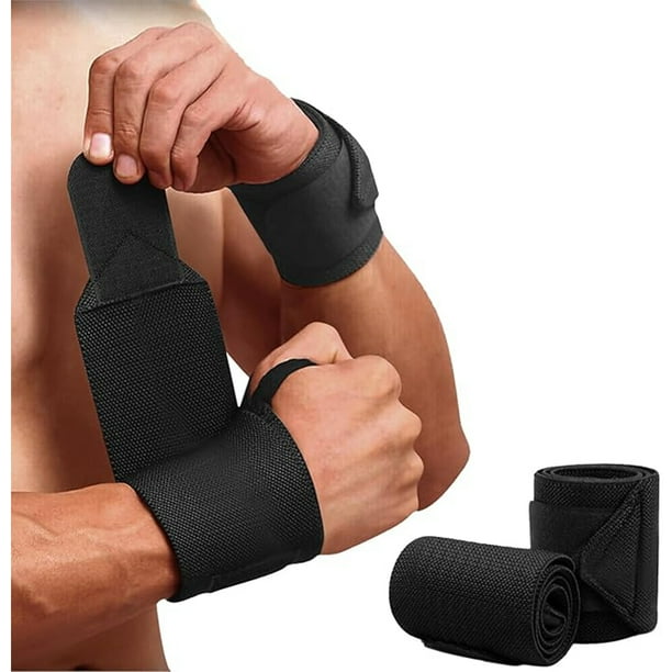 Muñequeras Gym, Transpirable Cómodo Fitness Deportes Muñequera Apoyo Entrenamiento, Muñequera Para Hombres Y Mujeres, Wrist Wraps Con Sujetador De Pulgar, Adecuado Para Entrenamiento
