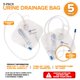 thumbnail image 2 of Bolsa de drenaje de orina Stock Your Home RUSCH con tubo extendido de 45 cm, 2 of 7