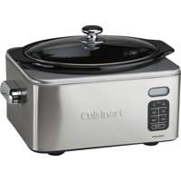 Olla De Cocción Lenta Cuisinart Psc-650 De Acero Inoxidable, 6,5 L, Color Plateado