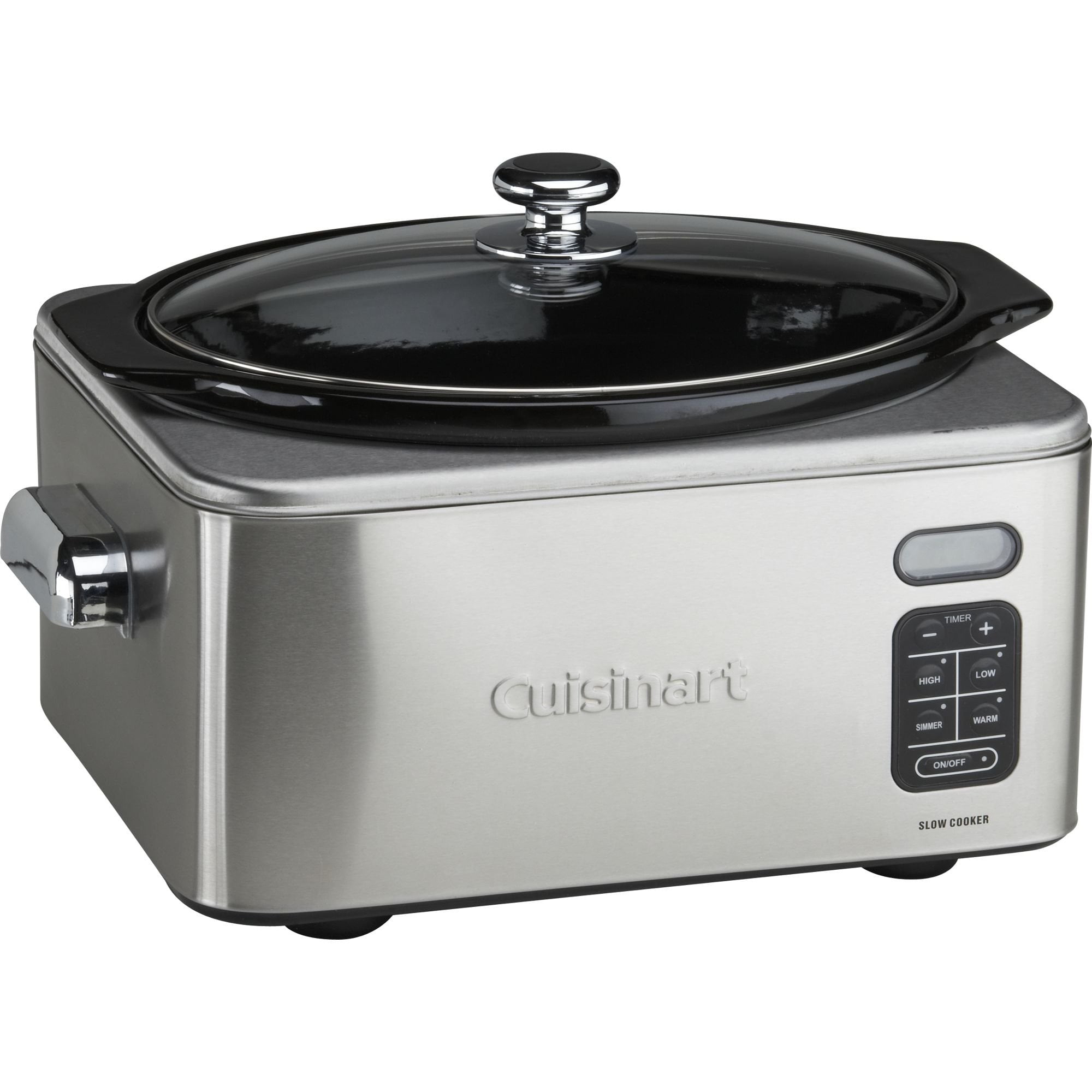 Olla De Cocción Lenta Cuisinart Psc-650 De Acero Inoxidable, 6,5 L, Color Plateado