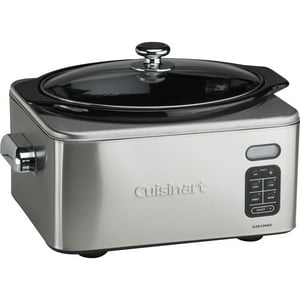 Olla De Cocción Lenta Cuisinart Psc-650 De Acero Inoxidable, 6,5 L, Color Plateado