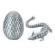 thumbnail image 2 of Figura De Dragón Decorativa, Dragones Impresos En 3D Para Amantes De Los Dragones, Niños Y Adultos, Argent, 2 of 3