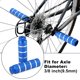 thumbnail image 2 of Ofertas Únicas 4pcs Reposapiés Traseros de Aleación de Aluminio Universales para BMX MTB Bicicleta Ajuste para Ejes de 3/8 Pulgadas Azul, 2 of 7