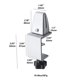 thumbnail image 3 of Abrazadera ajustable de aluminio 42 mm noonebutyou – Pack de 4, 3 of 8