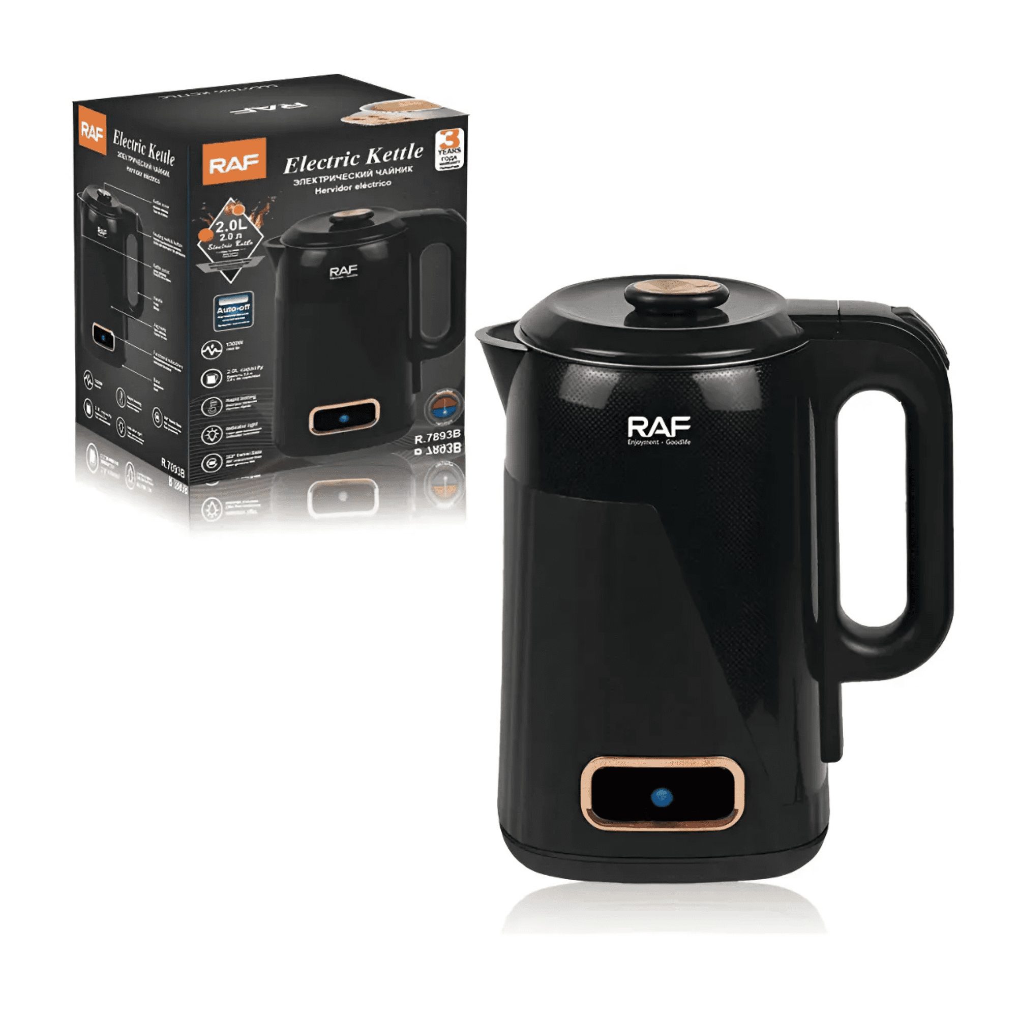 Genérico - Hervidor Eléctrico Raf R.7956 De 2.5l | Potencia De 1800w
