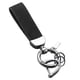 thumbnail image 2 of PU Cuero Llavero Decoración Regalo Llavero Clip Para Mochila Monedero Bolso Negro, 2 of 5