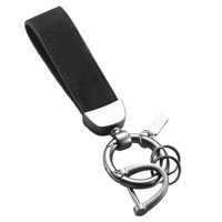 Magideal - Llavero Del Coche Colgante Colgante Simple Con Anillo En D Correa Para La Muñeca Regalo Decoración Universal Llavero Clip Llavero Correa Para Monedero Negro
